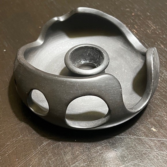 Clay candlestick holder from Hungary - Picture 1 of 3